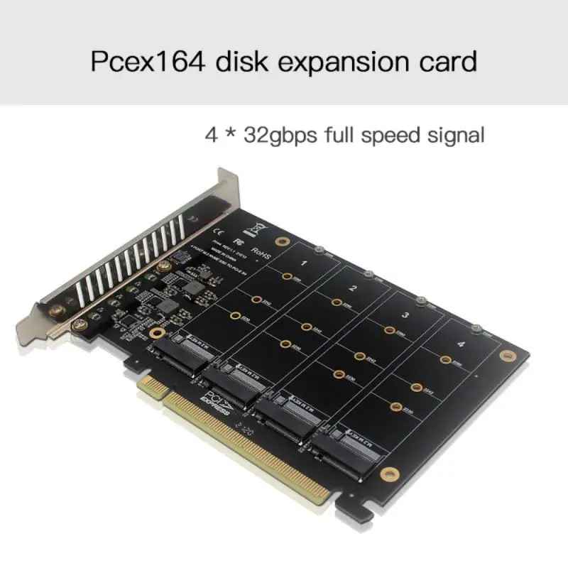

Карта расширения Array высокоскоростная, 1 шт., бытовая электроника Ssd на Pcie X16 M Key, жесткий диск, конвертер, считыватель, плата расширения