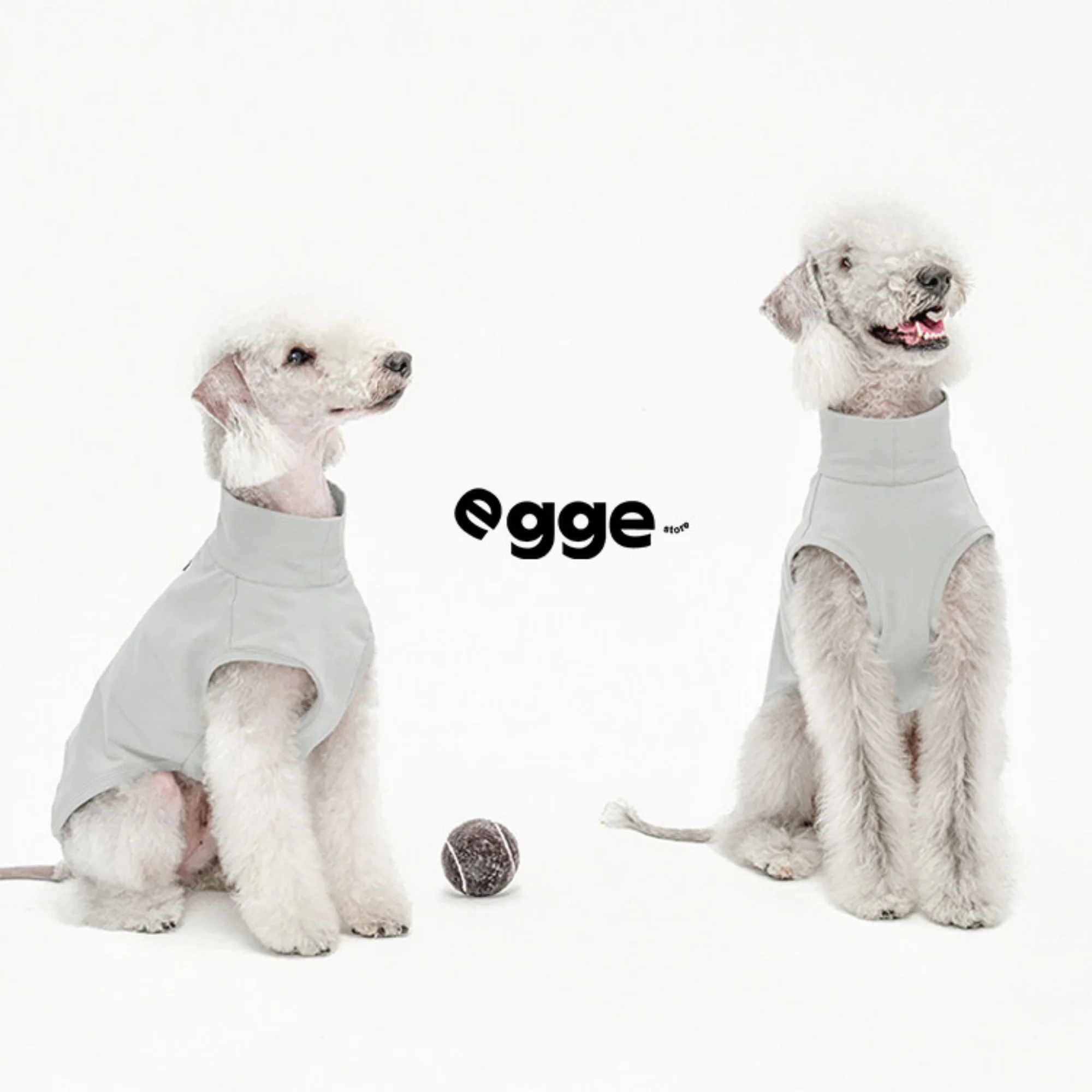 Фото EGGE Зеленый, серый, фиолетовый легкий жилет без рукавов с воротником-стойкой для собак пород Бедлингтон итальянский грейхаунд, милые домашние пижамы №1