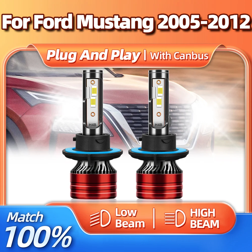 

Car Led Headlights CSP Chip Car Light 120W 20000LM Auto Headlamps 12V For Ford Mustang 2005 2006 2007 2008 2009 2010 2011 2012