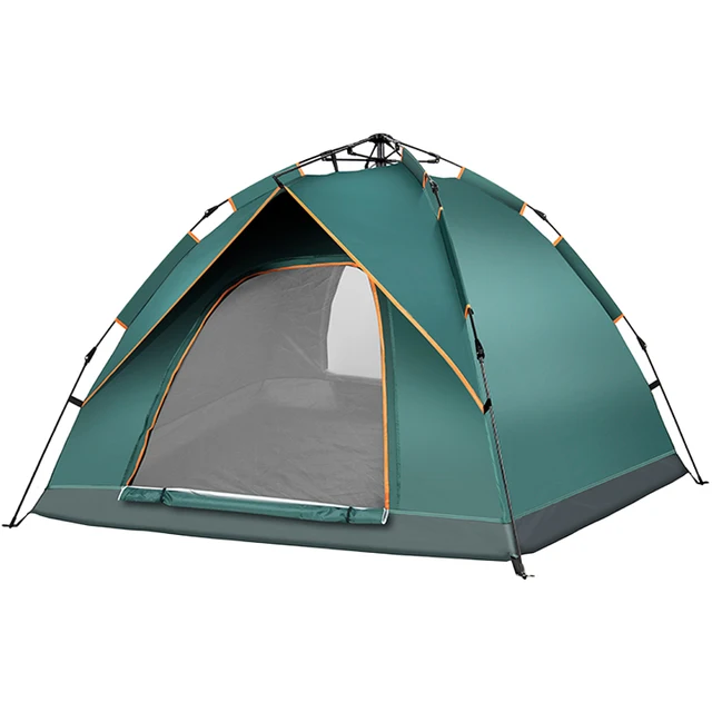 Family Camping Tent Suitable For 3-5 People Easy Instant Setup Protable Backpacking For Sun Shelter,Travelling,Hiking 2