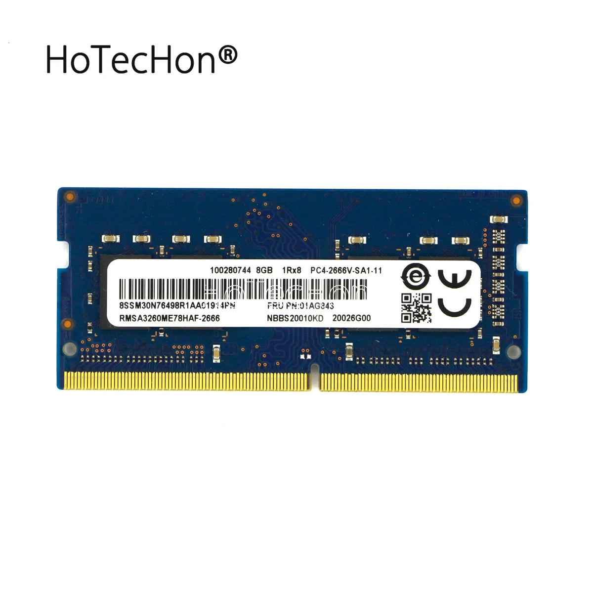 

01AG818 - 8GB DDR4 2666 SODIMM RAM 1Rx8 PC4-2666V-SA1-11 для ноутбука Lenovo