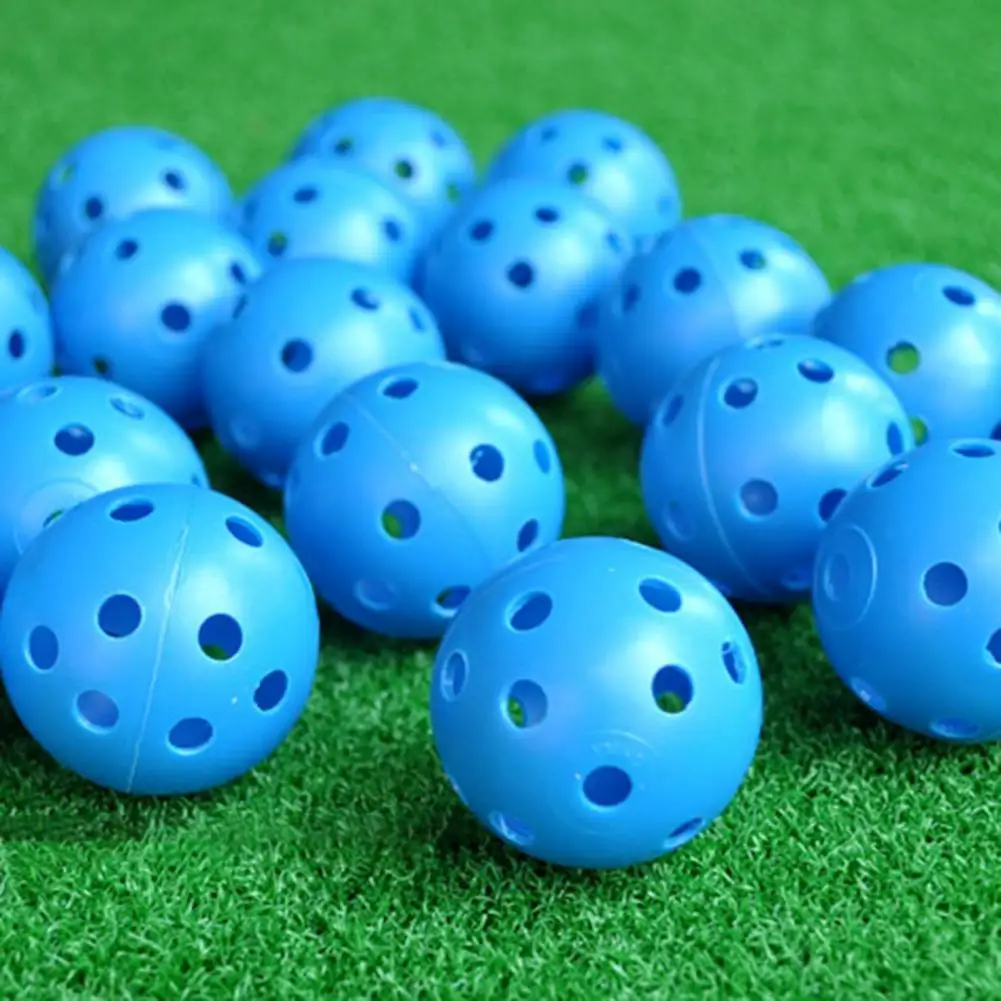 S Perforated Durable Reusable Perforated Have Hole Golf Training Aids   Golf Balls  For Golf Lover