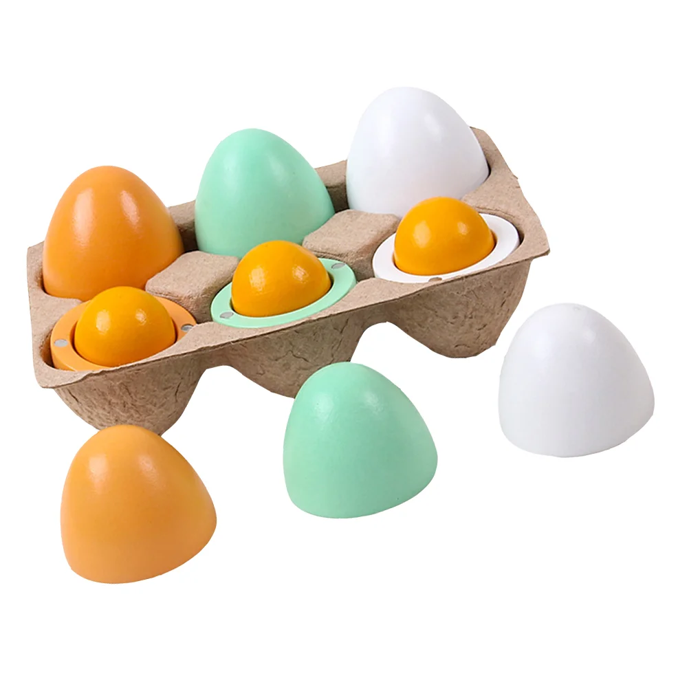 

1 Set Simulation Egg Toys Creative Children Egg Toys Lovely Egg Cognition Toys