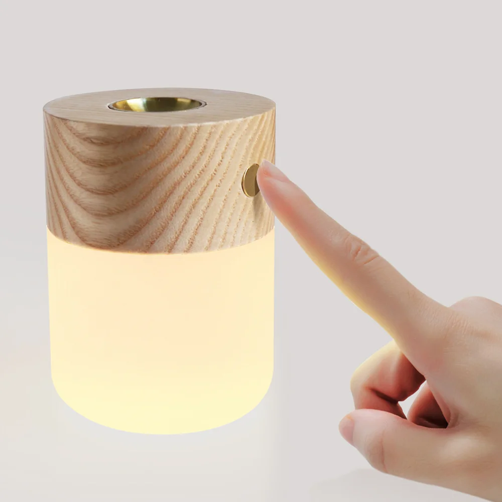 Многофункциональный Семейный ночник современный домашний деревянный