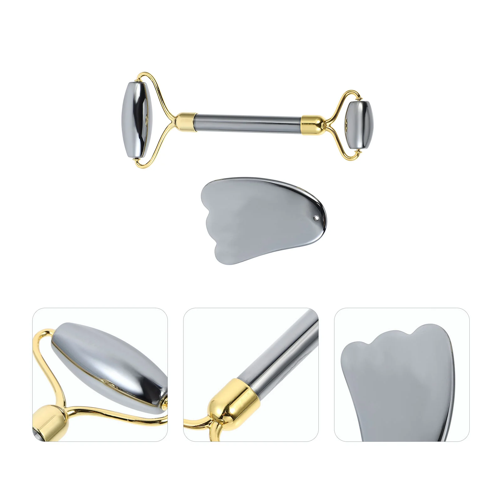 

Face Roller Jade Skin Tool Set Care Facial Guasha Scraping Oil Sculpting Beauty Eye Tools Plate Body Neck Kits Muscle Relaxing