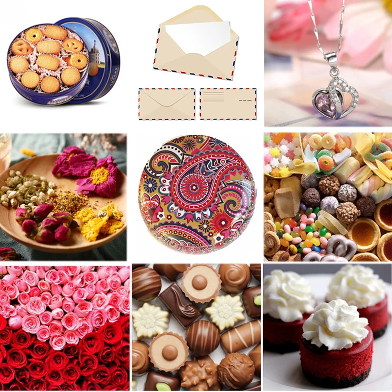 

Tea Packaging Box Empty Candle Tin Jars DIY Candle Making Kit Holder Storage Case For Dry Spices Sweets DIY Home Decor Candy Box