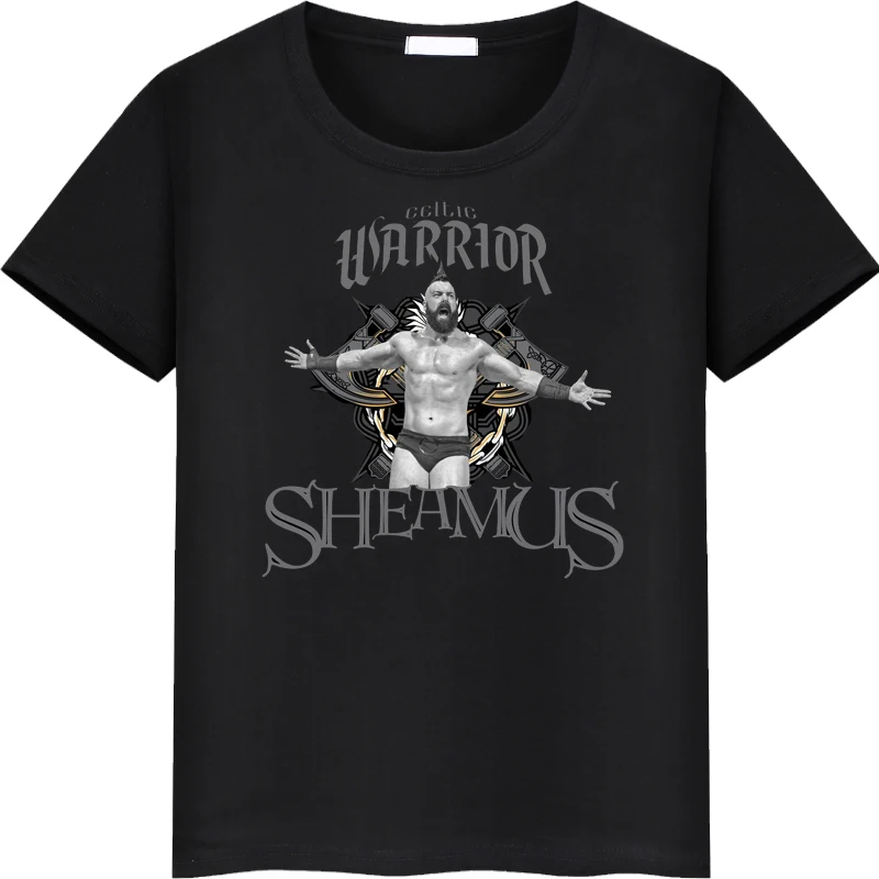 

The Celtic Warrior Sheamus T-Shirt Pro Wrestling Logo Summer Cotton Short Sleeve t shirt