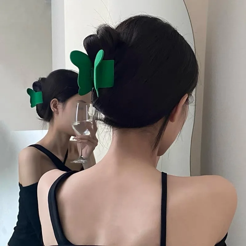 

Заколка для волос в виде бабочки женская, металлическая шпилька для волос в современном стиле, аксессуар для волос, 2022