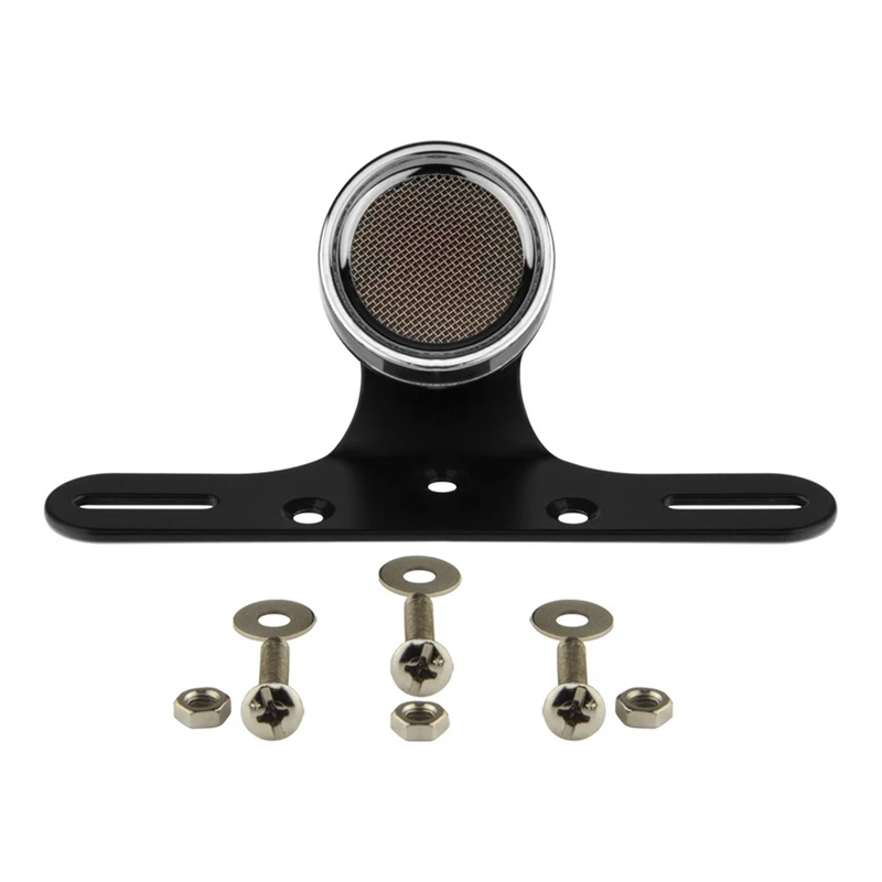 Мотоцикл Ретро светодиодный сетчатый гриль задний фонарь номерного знака