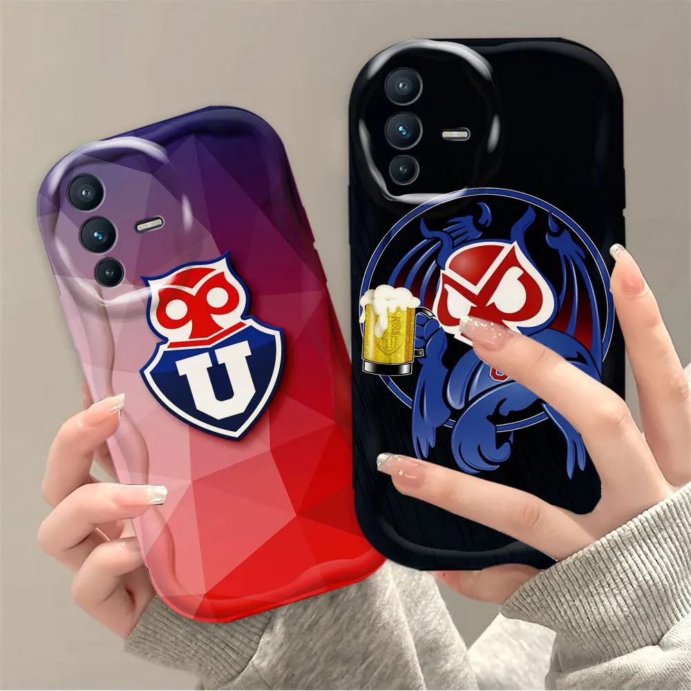 Чехол для телефона University Of C-Chile Football Cream White Curve VIVO V40 V29 V15 V20 V21 V23 V25 V27 V30 E 5G PRO