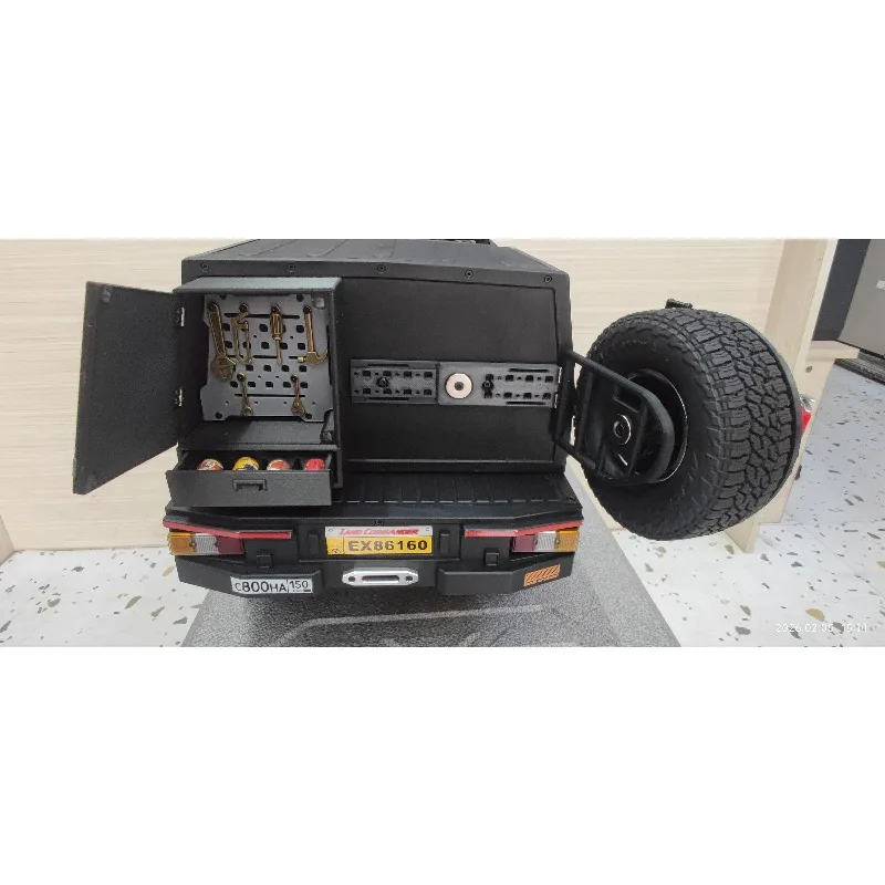 Фото Для RGT EX86160 1/10 LC79 RC Crawler: Задний багажный отсек, 3D-печатный грузовой бокс, детали для улучшения интерьера в масштабе 1:10 №1