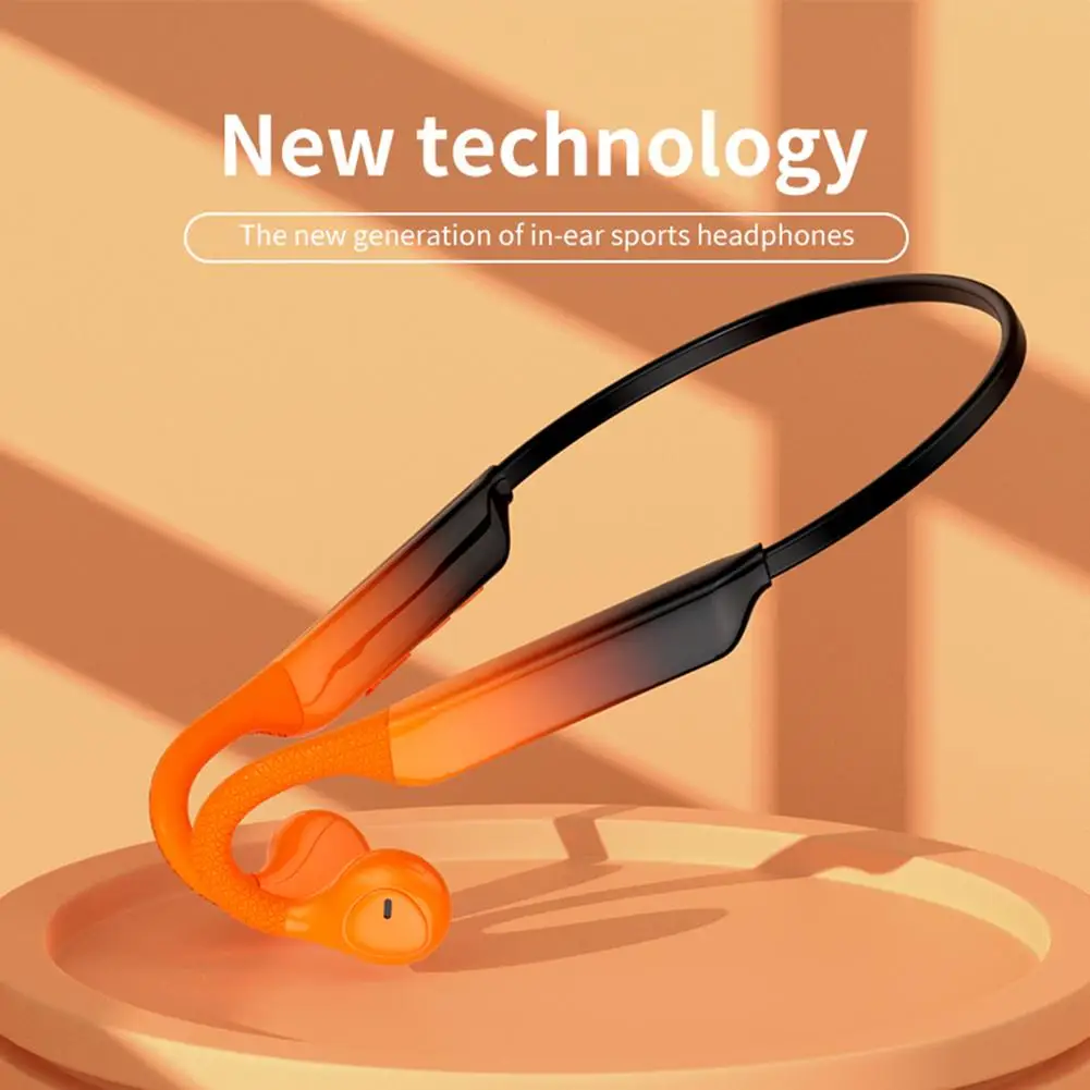 

Спортивная Bluetooth-гарнитура с градиентным цветом, наушники с костной проводимостью и шумоподавлением