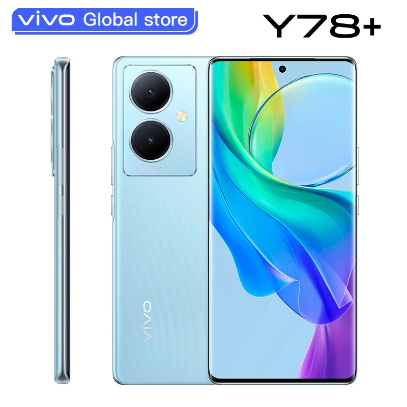 Original VIVO Y78 Plus Mobile Phone 6.78 Inch AMOLED Snapdragon 695 Octa Core 44W SuperFlash Charge 50M Triple Camera
