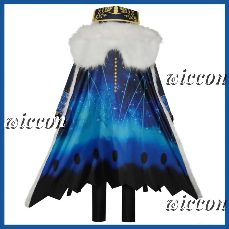 Игра Alva Lorenz Pustelnik Косплей Костюм Тюремный Жестковый Спинный Консультатор Меховой