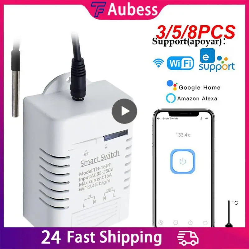 

Термостат Zigbee складной, 433 МГц, 3/5/8 шт.