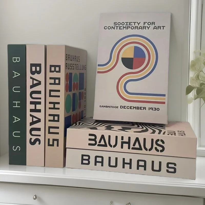Фото Пикассо Поддельные книги для украшения Роскошные декоративные книги Коробка Абстрактный журнальный столик Книжная полка Спальня Домашний декор Матисс Баухаус №5