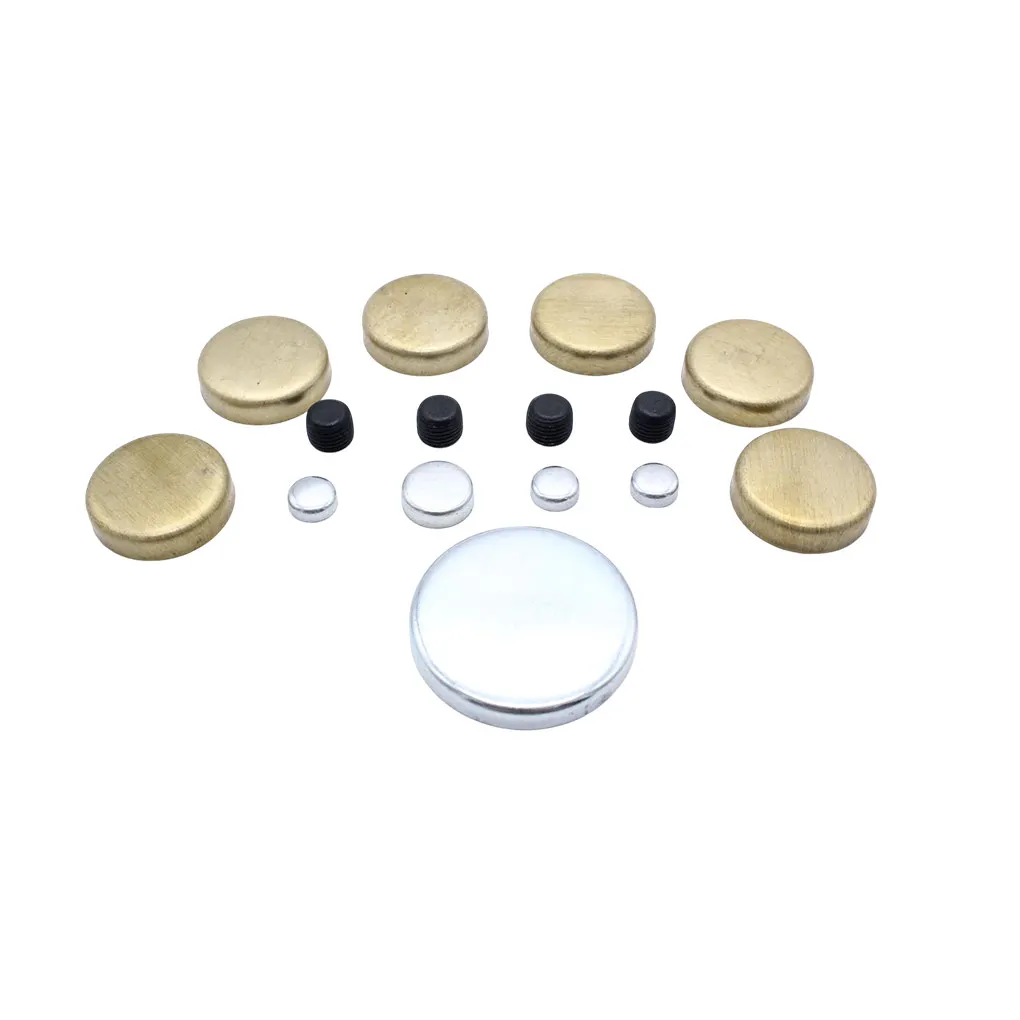 

15Pcs Freeze Plugs Installation Replacement Part Frost Heavy-Duty Metal Expansion Plug Kit Engine Components Home