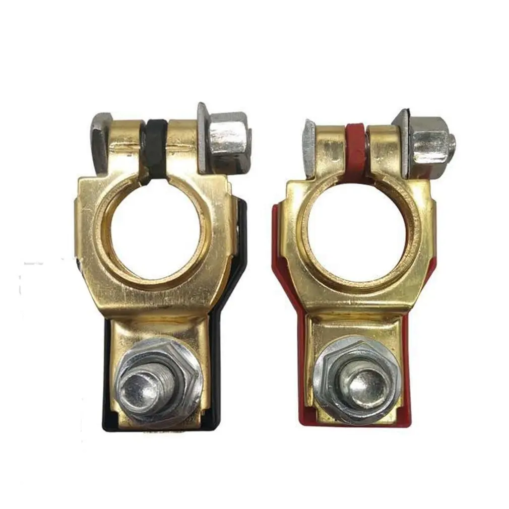 

1 Pair 12V 24V Automotive Car Top Post Battery Terminals Wire Cable Clamp Terminal Connectors Stable Car Accessories
