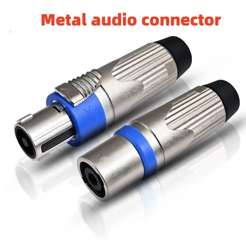 Чистая медь четырехъядерный металлический аудио разъем NL4FC усилитель динамик