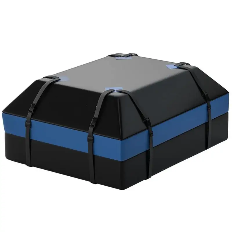 

Car Roof Top Bag Cargo Carrier 600D Rooftop Cargo Carrier Without Roof Rack 15 CF Roof Waterproof Bag For All Cars With/Without