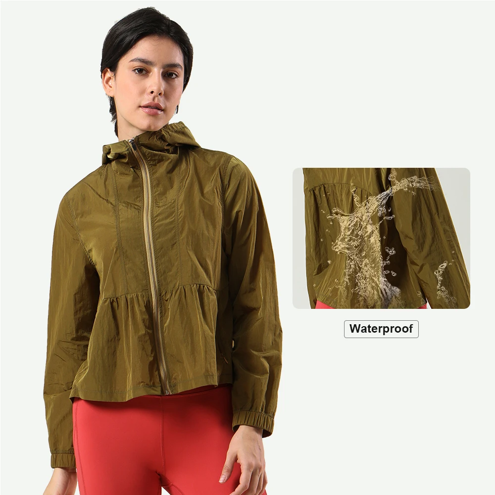 Outdoor Sunscreen Jacket Anti Ultraviolet Skin Protect Running Hoodie Sun Proof ClimbingWear Full Length Zipper Yoga Sports Top