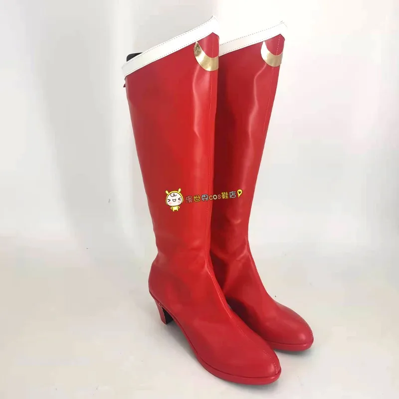 Красные сапоги в стиле аниме Сейлор Мун Цукино Усаги обувь для косплея