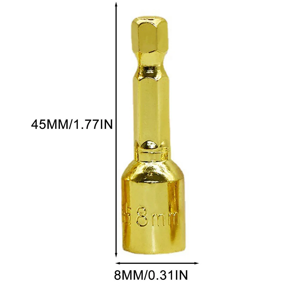 

Адаптер с шестигранным углублением из хромованадиевой стали, 45 мм, 2 шт.
