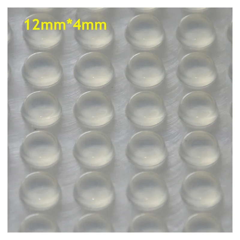 

32pcs 12mm*4mm Transparent/Black Self Adhesive Soft Anti Slip Bumpers Silicone Rubber Feet Pads Great Silica Gel Shock Absorber