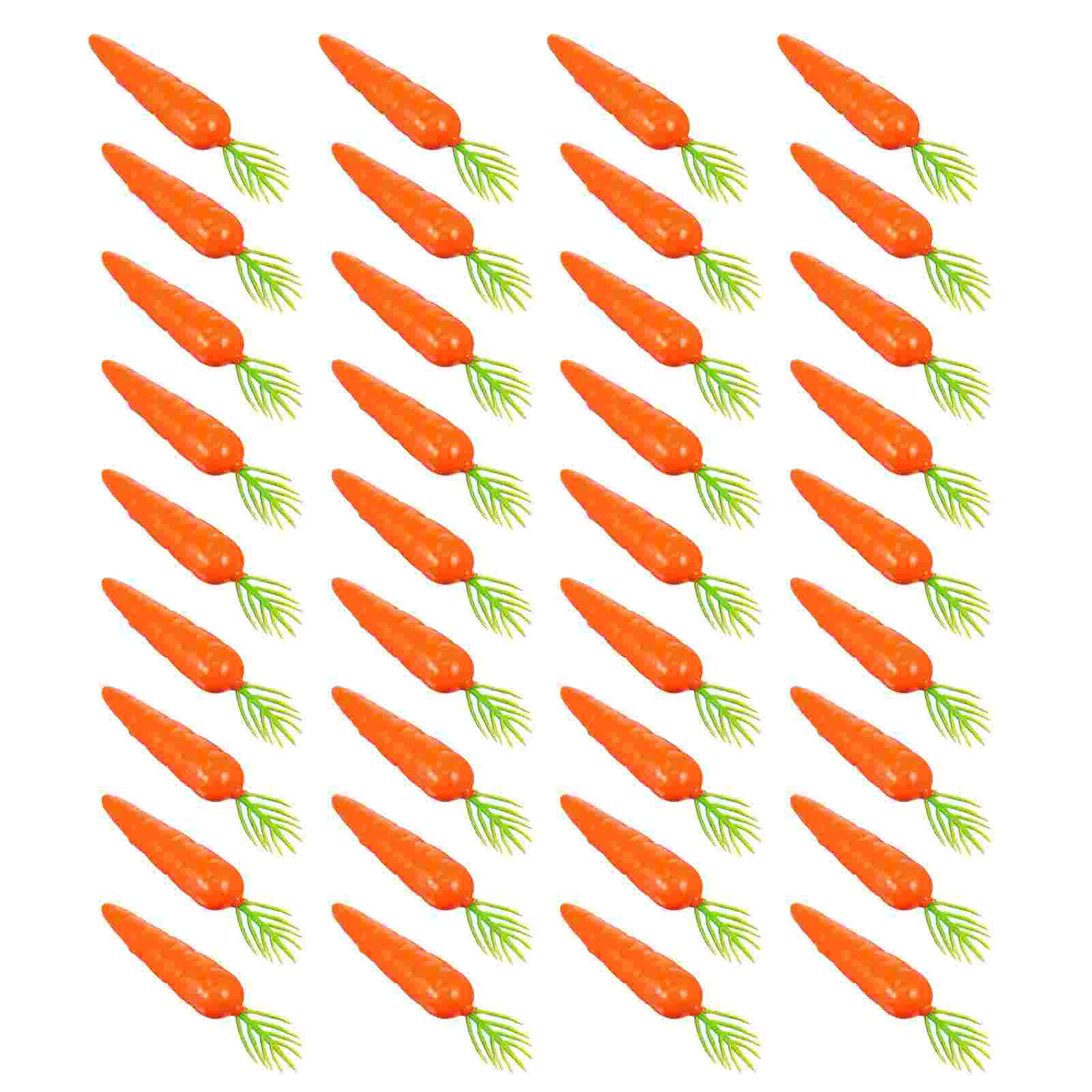 

Carrot Easter Carrots Ornament Fake Party Toy Miniature Figure Play Pretend Kitchen Mini Tree Vegetable Model Decor Artificial