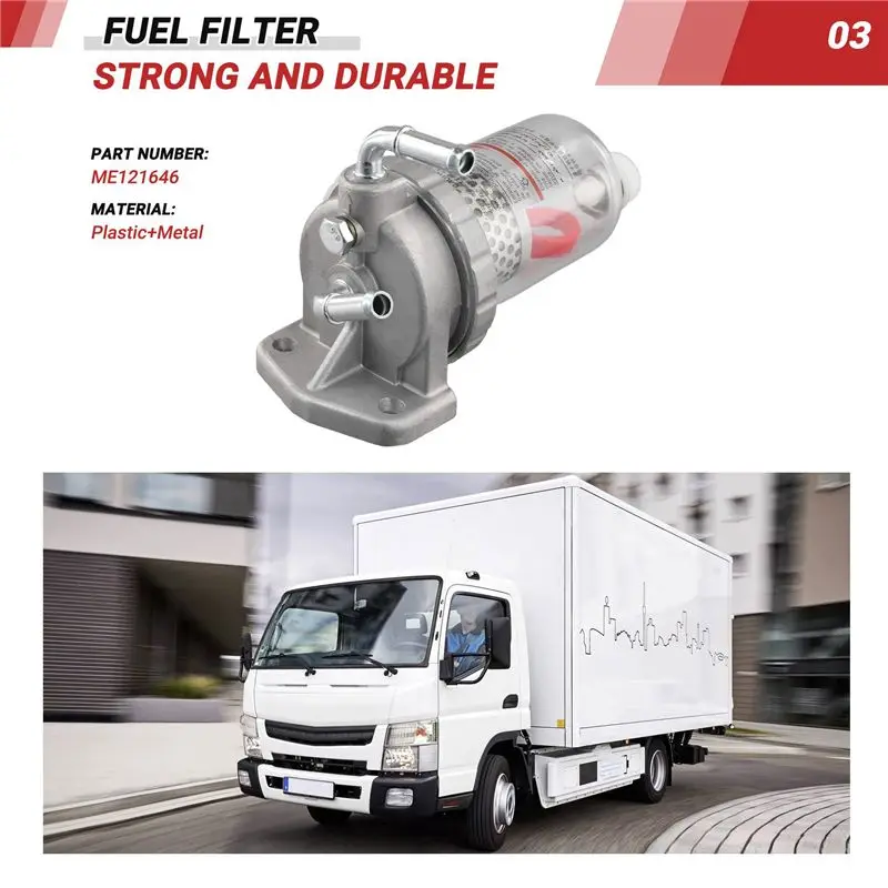 2X Топливный фильтр-водоотделитель ME121646 для грузовиков Fuso FV515 F380 PS380 FP380 8DC9 6D24 6M70 FV51J CANTER-N30R (art.: 3920db7448396) - 3920db7448396