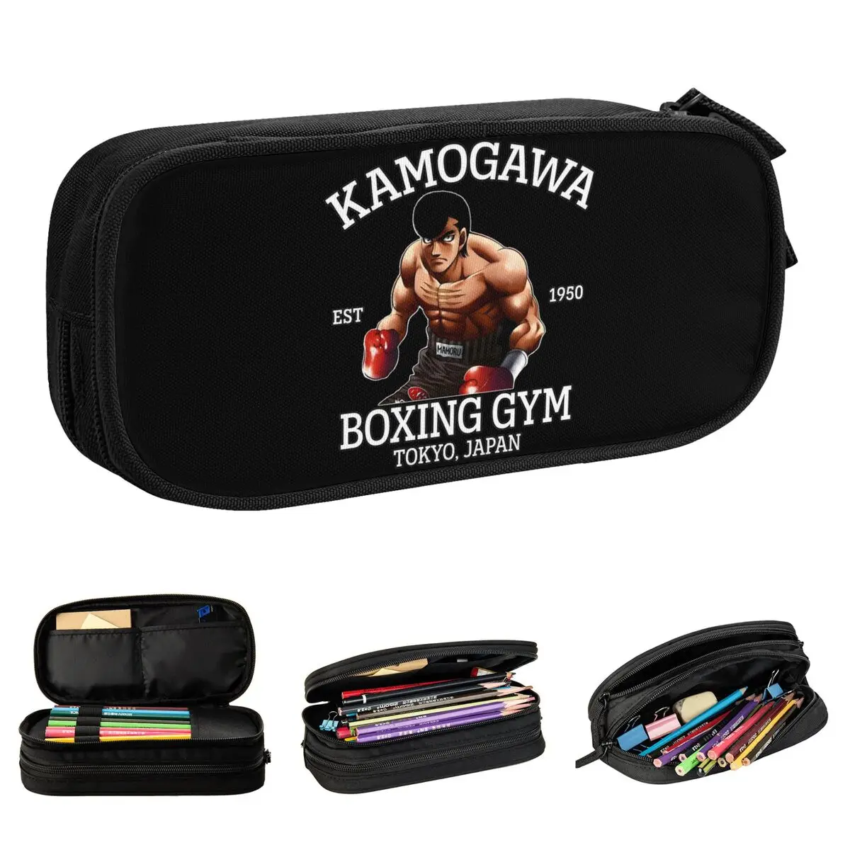 Kamogawa Boxing Gym Takamura пенал классический Hajime No Ippo аниме держатель для ручек сумки