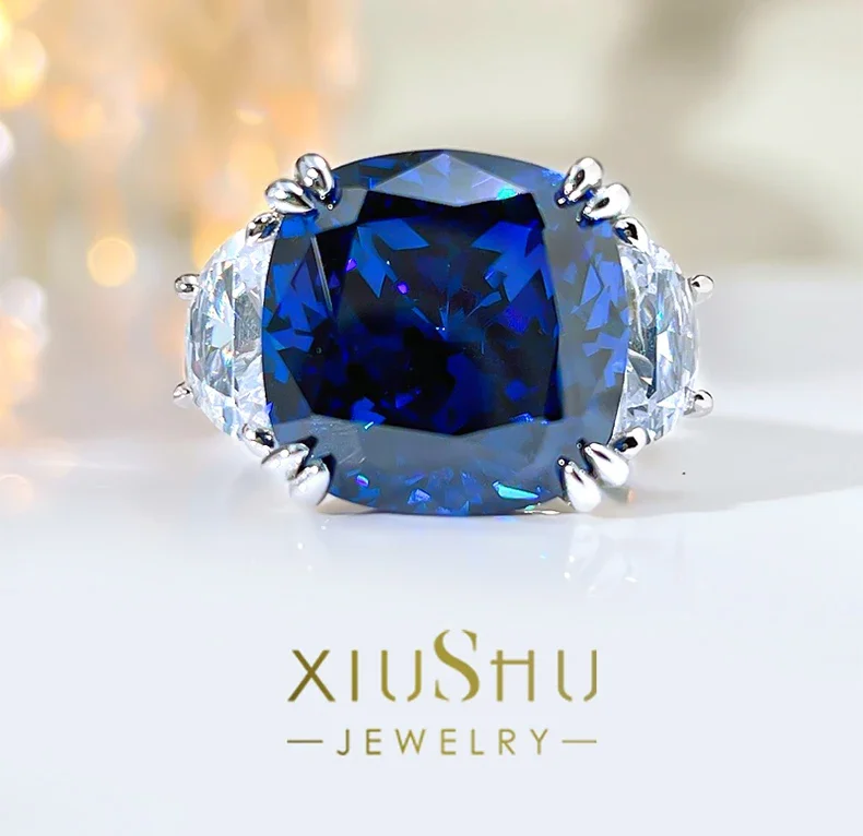 

Женский комплект из кольца и кольца, из серебра 925 пробы