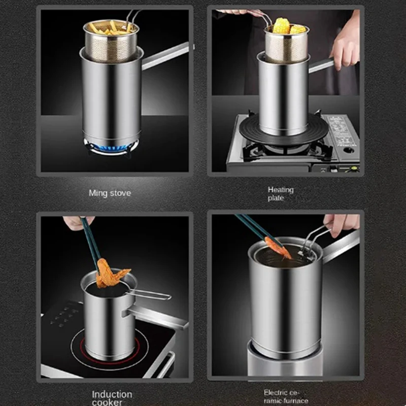 Фритюрница из нержавеющей стали прочная