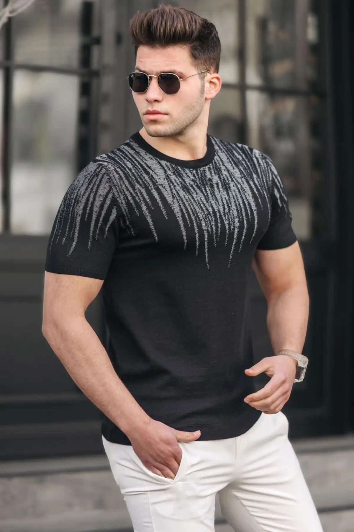 

Men's T Shirt Black Sweater 5100 Men's T-Shirts Sport Stylish 2021