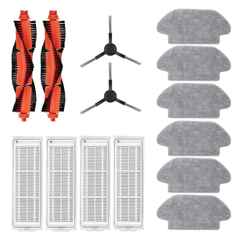 

Promotion!Compatible For Xiaomi Mi Robot Vacuum Mop Pro P Cleaning Robot STYJ02YM,Main Side Brush Hepa Filter Mop Cloth