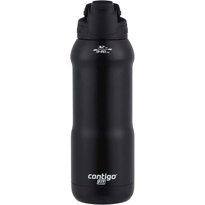 

Stainless Steel AUTOSPOUT Water Bottle with Straw, Licorice, 32 fl oz.
