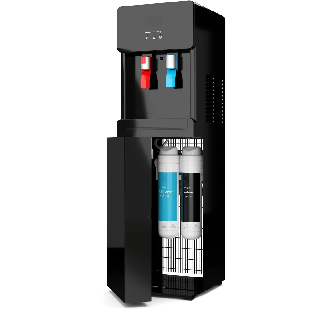 

Clean Touchless Bottle Less Hot/Cold Water Cooler, Black