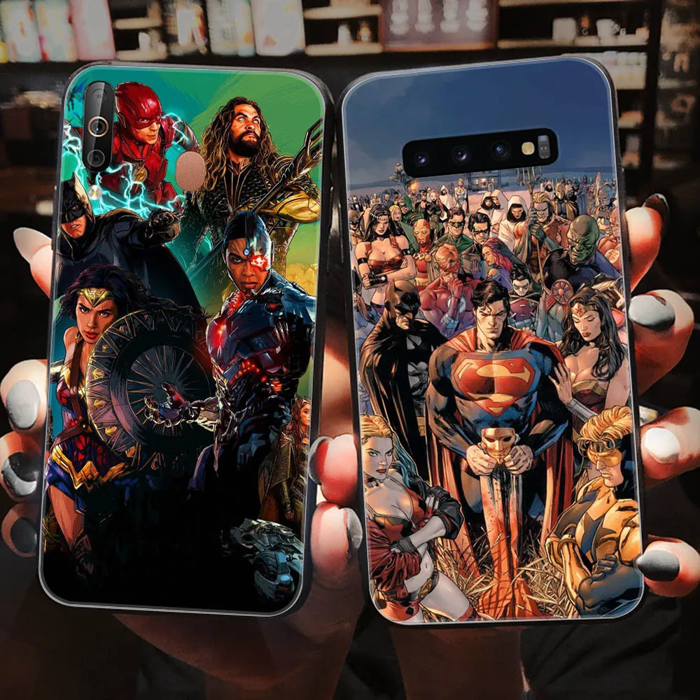 G-22 DC Comics Super hero Soft чехол для OPPO A31 A32 A33 A35 A52 A53 A53S A54 A54S Reno 4 4F 4Z Lite Pro 5G