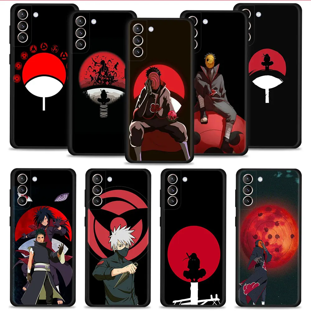 

Case For Samsung Galaxy S22 S21 S20 Ultra FE S22 S21 S20 S10 S9 S8 Plus S10e Note 20Ultra 10Plus Cover Naruto Uchiha Sharingan