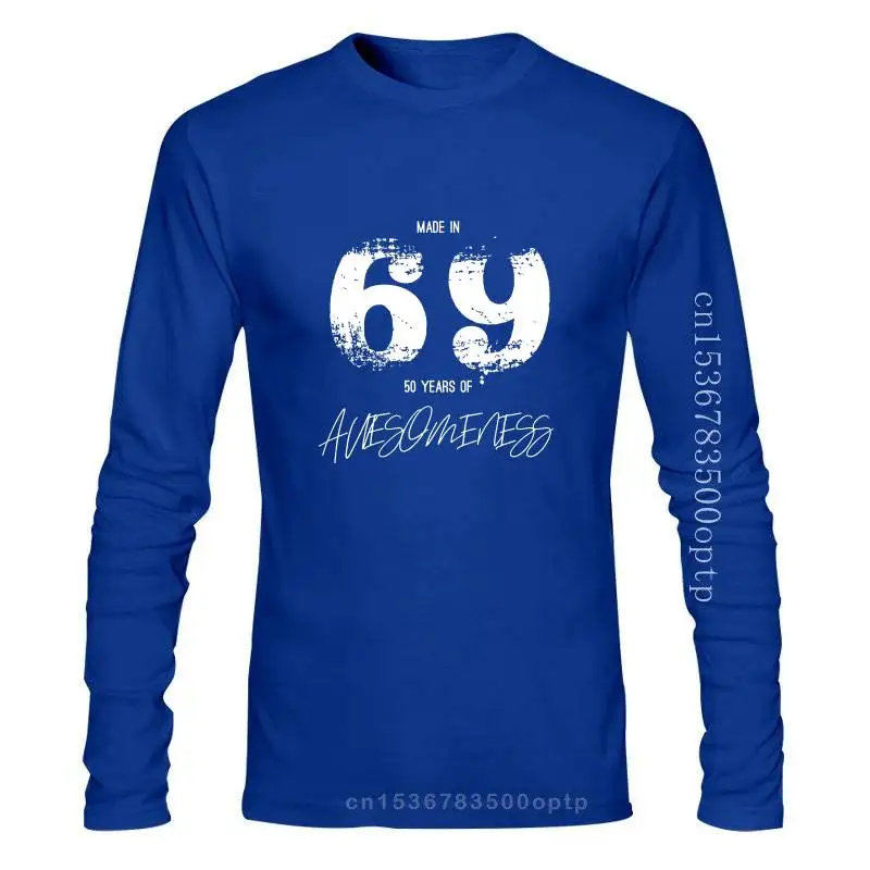 

Мужская одежда, новинка, Мужская забавная футболка, модная футболка, сделанная в возрасте 69-50 лет Awesomeness Version2, женская футболка