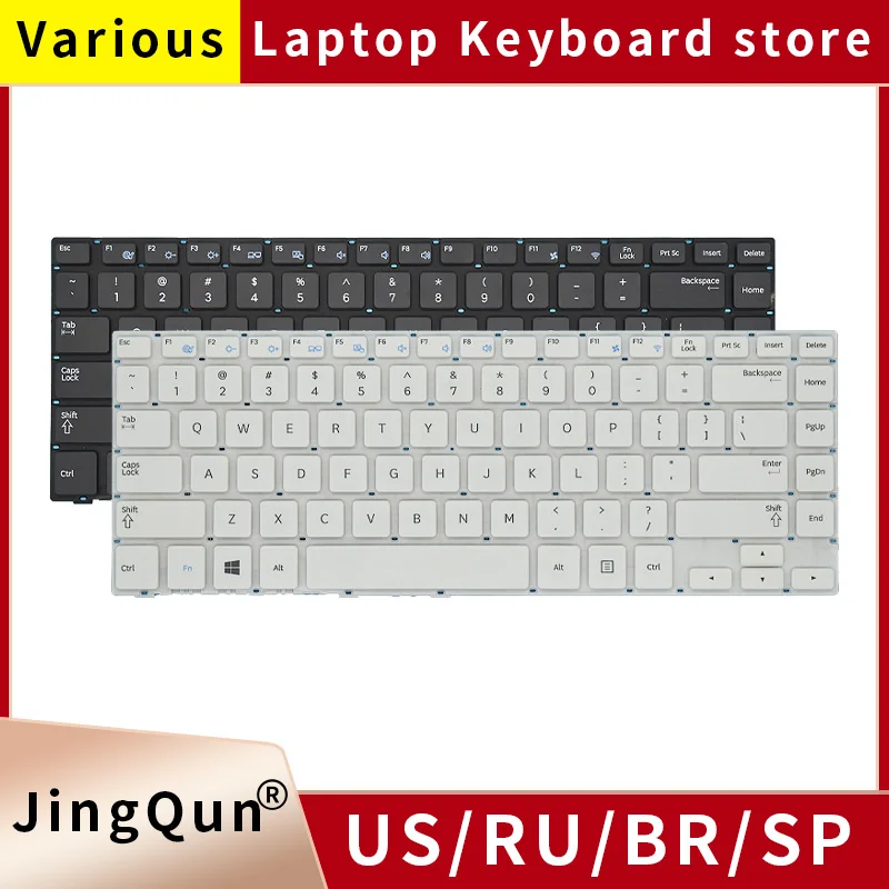 

New US/English RU/Russian Laptop Keyboard Replace For Samsung NP-370R4E 450R4V 470R4E 455R4J 450R4Q 530U4E 450R4E