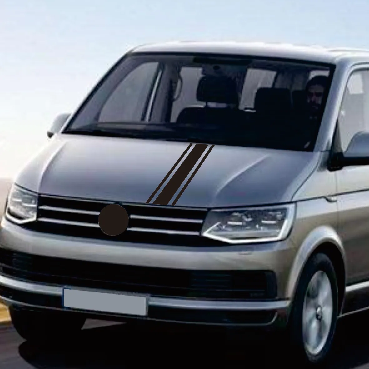 Виниловые наклейки на капот Volkswagen VW Transporter T6 T5 Caravelle Multivan