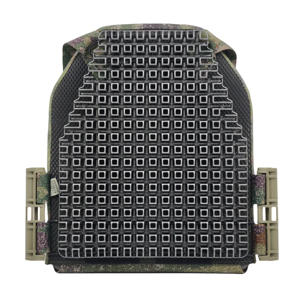 Фото Летний легкий тактический жилет с дышащими вставками, 4D полые охлаждающие подушечки, влагоотводящие подкладки, многофункциональная вентиляция для рюкзака №2