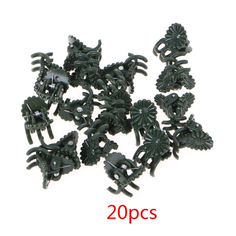 

20 шт., пластиковые зажимы для фиксации растений