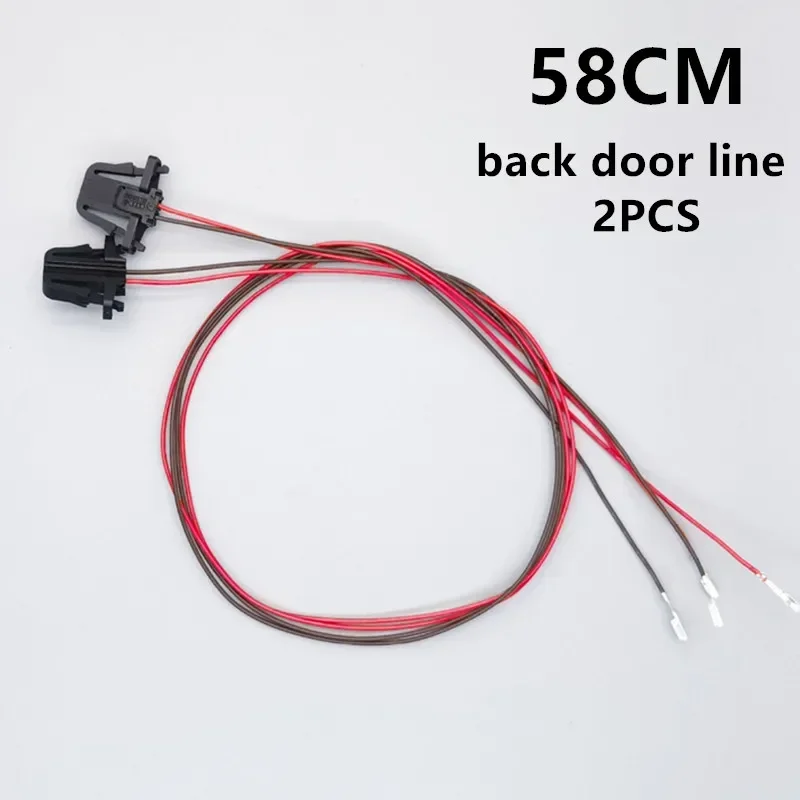 

Для Volkswagen VW Passat Scirocco Tiguan Touareg Golf Jetta 2 шт. передняя задняя дверь автомобиля, светильник, кабель, разъем жгута проводов