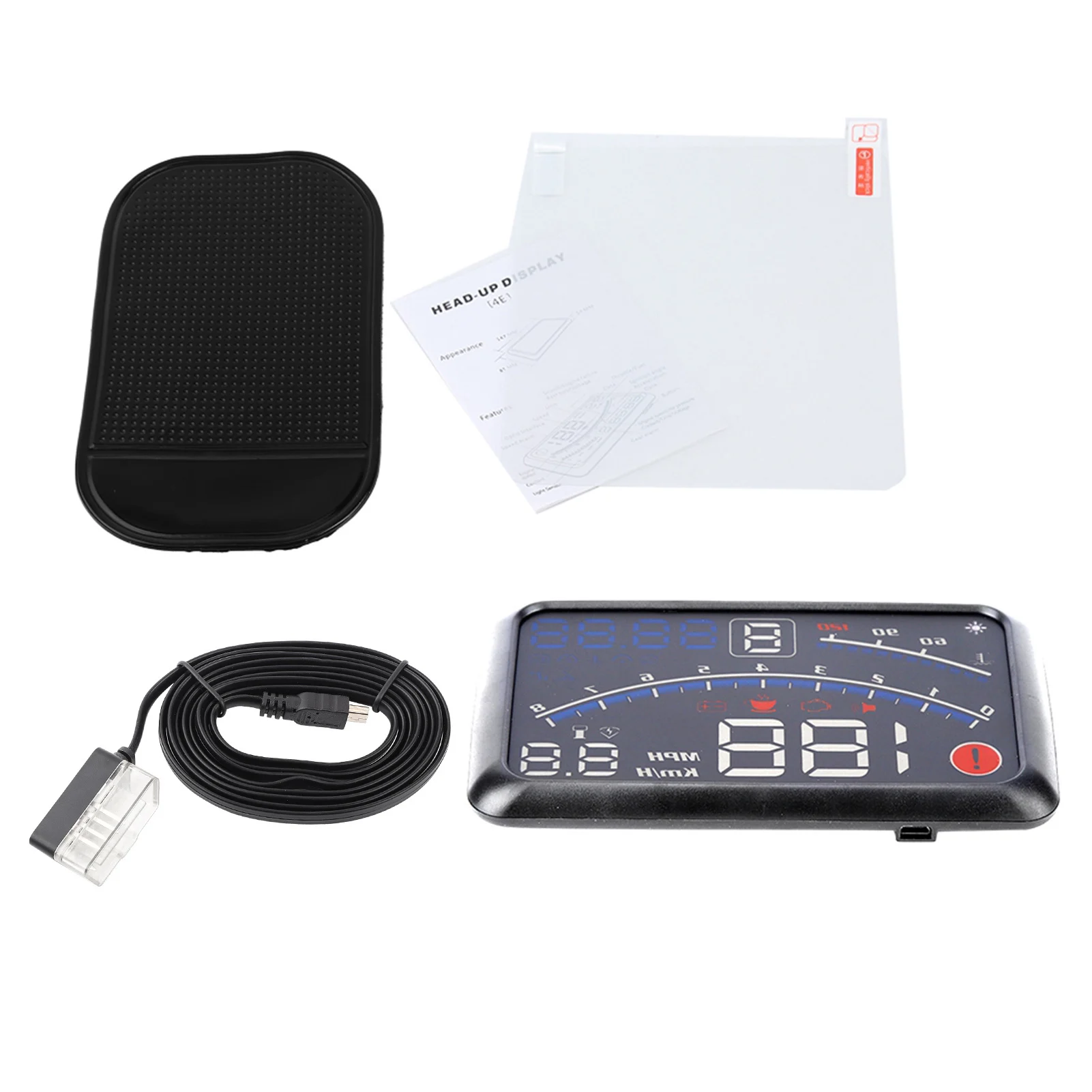 

Universal HUD Car Display MPH/KM/h Speed Limit Warning Plug & Play