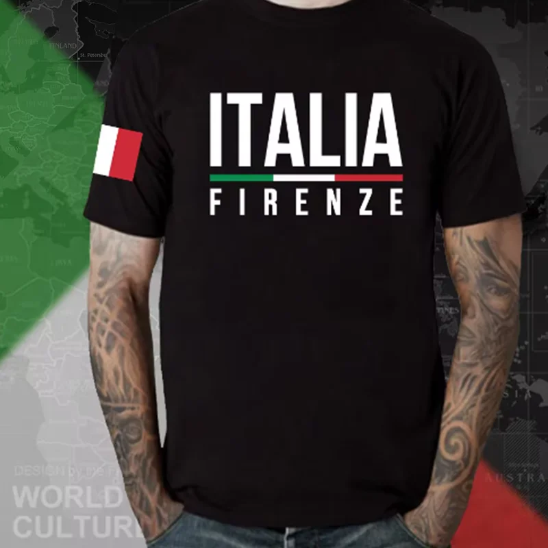 Фото Мужская футболка Firenze Italia 6XL, крутая хлопковая футболка Firenze Florence Tuscany Toscana 35, Di Firenze Florentine Fiorentino Италия №1