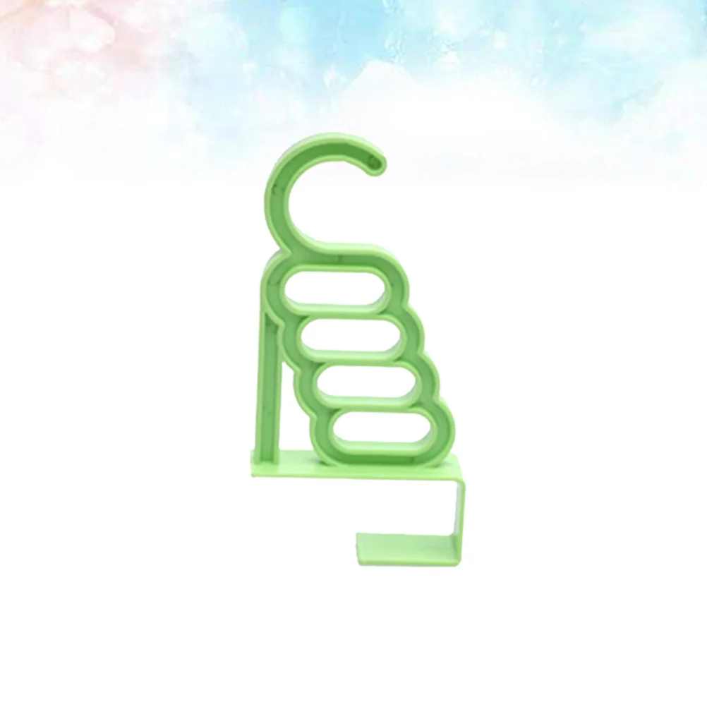 

Over The Door Garment Hanger Hook Multifunctional Door Back No Drilling Hook (Green)