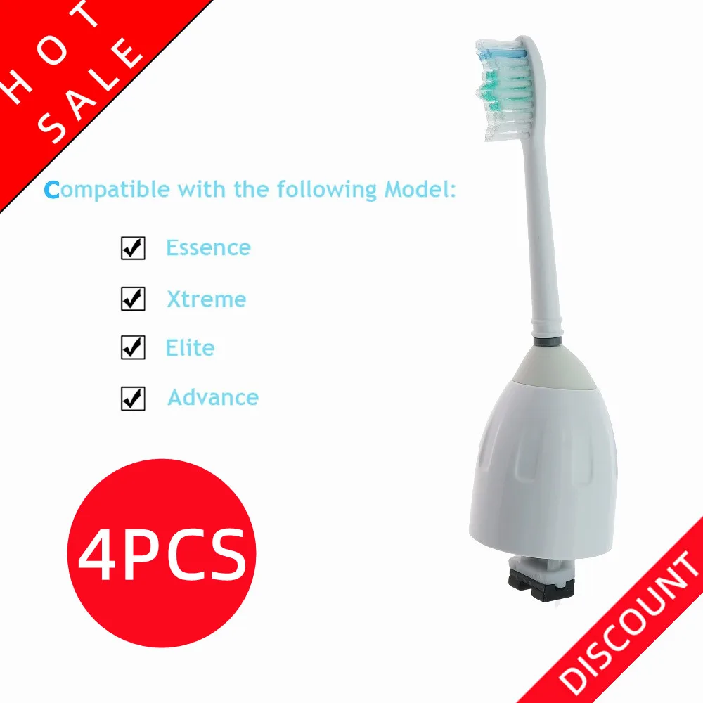 4pcs Replacement Electric Toothbrush handle HX7001 HX-7002 HX7022 For Philips Sonicare e-Series Oral Hygiene Christ Gift