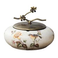living room home creative ashtray with lid ceramic ashtray personality european coffee table ornaments